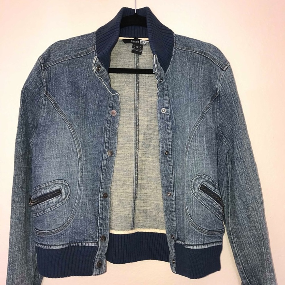 Kenzie Jeans Retro Jean Jacket Size 12